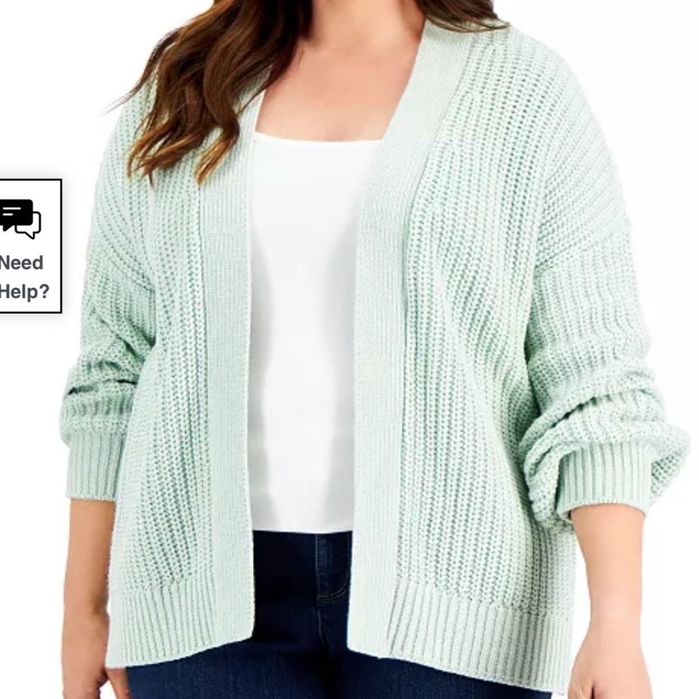 Open front cardigan